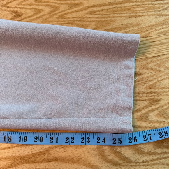 Eileen Fisher Stretch Crepe Knit Pull-On Straight Leg Pant Silver Grey XL - Picture 11 of 11